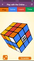 rubik's cube solver Plakat
