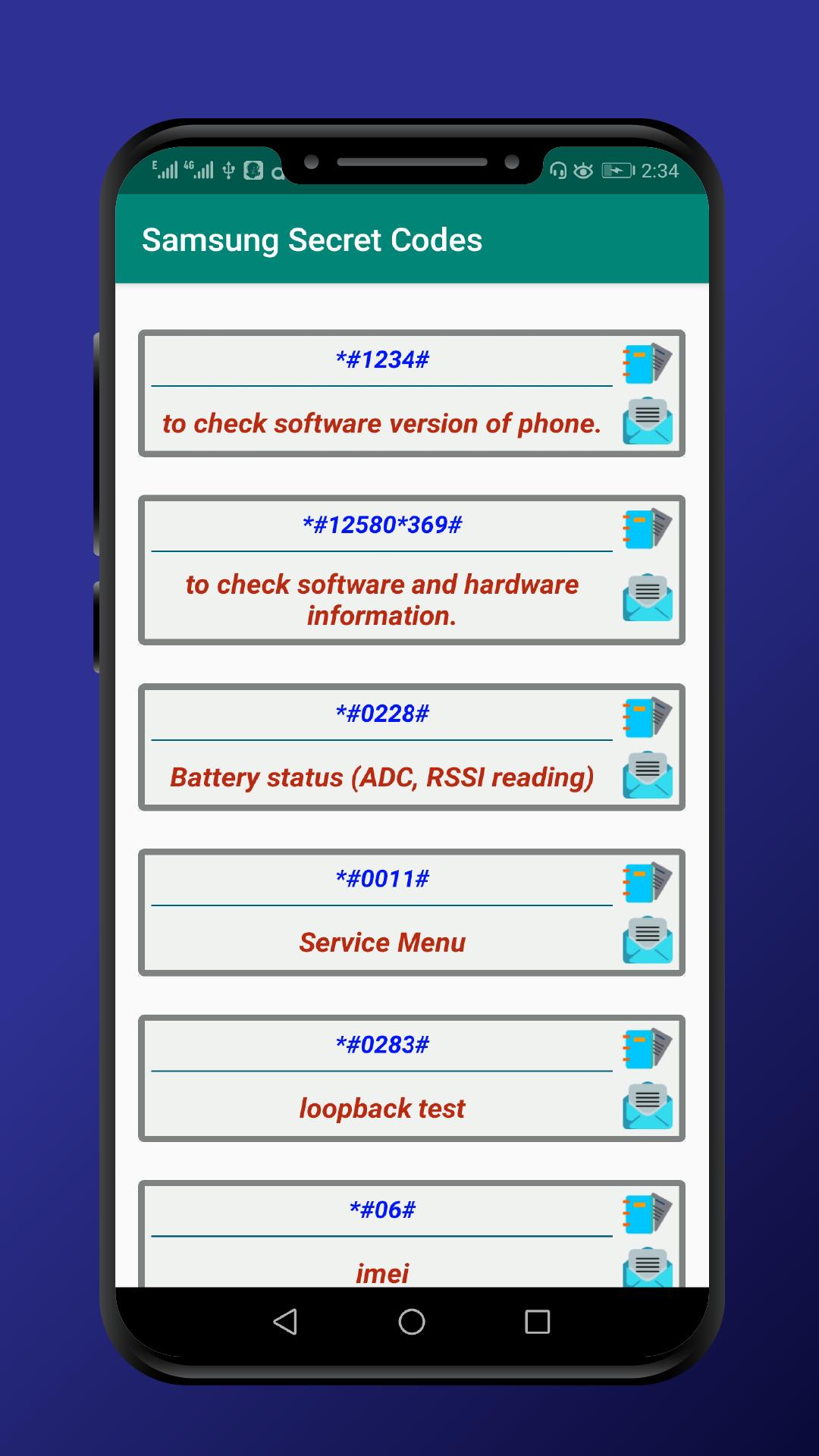 Скачать Секретные телефонные коды (USSD-коды) APK для Android