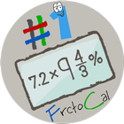 Fraction Calculator FractoCal : Fraction + Decimal icône