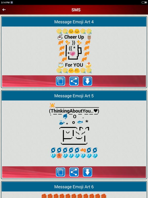 Cool Emoji Art Sharing & Cute Designs Copy Paste for Android - APK Download