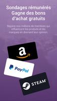 Sondages rémunérés - Swagbucks Affiche