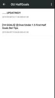 Either Half Goals | 1H-2H Over or Under Goals 截图 3