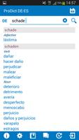 Español - Alemán diccionario captura de pantalla 1