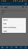 German - French dictionary تصوير الشاشة 2