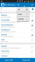Français - Arabe Dictionnaire capture d'écran 3