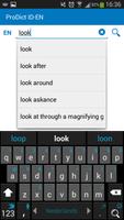 Indonesian English dictionary الملصق