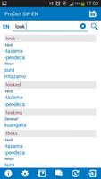 Swahili - English dictionary screenshot 1