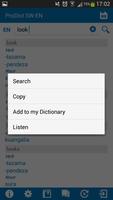 Swahili - English dictionary screenshot 2