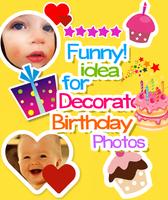 Anniversaire Photo Editor Affiche