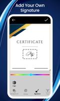 E-Certificate Maker capture d'écran 2