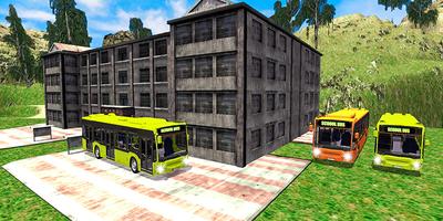 Offroad School Bus Coach Driving Simulator 2020 постер