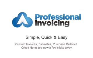 Professional Invoicing & Billing poster