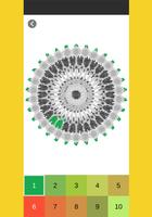 Mandala Color Number Pixel Art تصوير الشاشة 1