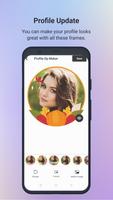 DP Profile maker app with name capture d'écran 1