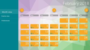 Hello Calendar for TV ภาพหน้าจอ 1