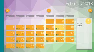Hello Calendar for TV ภาพหน้าจอ 2
