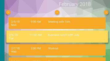Hello Calendar for TV ภาพหน้าจอ 3