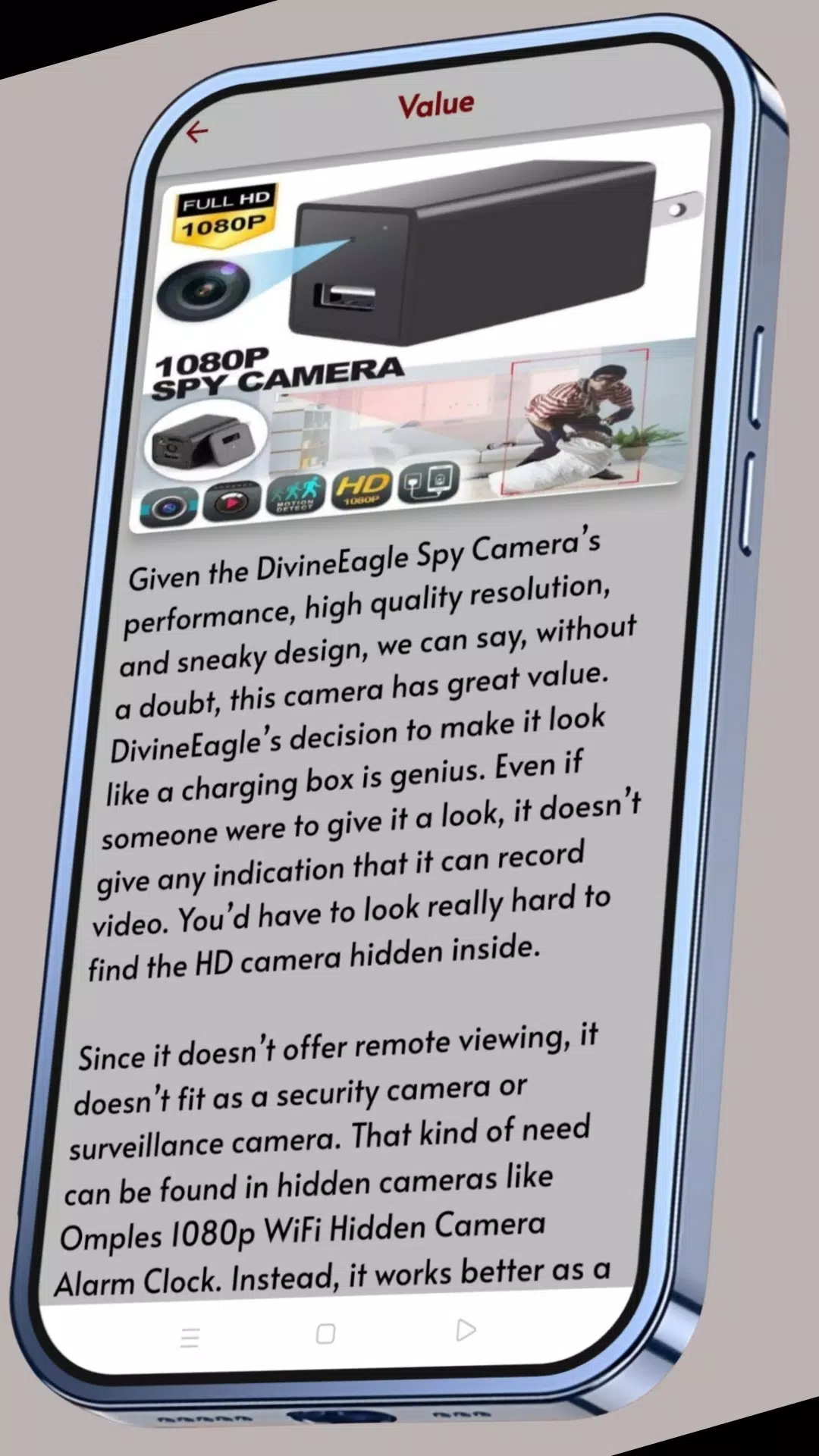 divine eagle charger camera