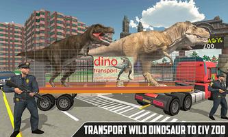 Offroad T-Rex Dinosaur Transport Truck Driver 2019 स्क्रीनशॉट 2