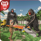 Offroad Jurrasic Zoo World Gorilla Transport Truck 图标