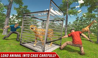 Wild Animal Rescue Helicopter Transport SImulator پوسٹر
