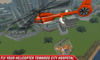 Wild Animal Rescue Helicopter Transport SImulator اسکرین شاٹ 2