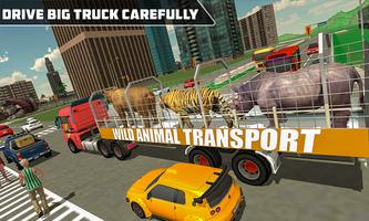 Wildlife Animal Transport Truck Simulator 2019 syot layar 1