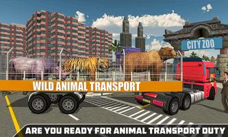 Wildlife Animal Transport Truck Simulator 2019 capture d'écran 2