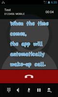 Auto Wake-up call captura de pantalla 2