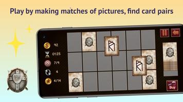 Memory Match Pair RPG Cards स्क्रीनशॉट 1