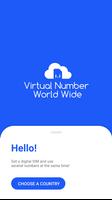 Número virtual - recebendo SMS Cartaz