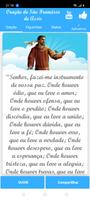 Oração São Francisco de Assis poster