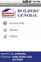 Builders' General Web Track ภาพหน้าจอ 1
