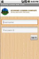 Economy Lumber Web Track Affiche