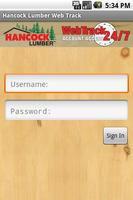 Hancock Lumber Web Track capture d'écran 1