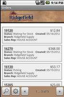 Ridgefield Supply Web Track capture d'écran 1