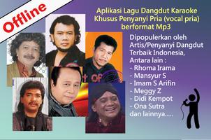 Dangdut Karaoke Pria (OFFLINE) Plakat