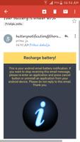 Battery Status Email Notification ảnh chụp màn hình 3