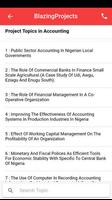 Project topics app - final yea screenshot 1