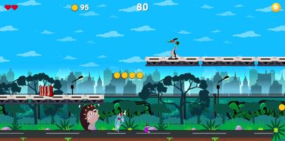 Oggy fight with Bob run syot layar 3