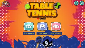 Table Tennis Mega Affiche