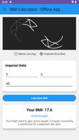 BMI Calculator - Offline  App تصوير الشاشة 1