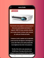 Projector : hd video guide captura de pantalla 3