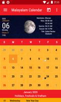 Malayalam Calendar 2024 Plakat