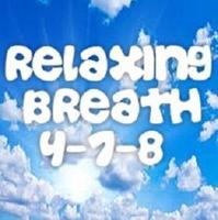 Relaxing Breath 4-7-8 poster