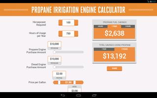 Propane Irrigation Calculator स्क्रीनशॉट 3