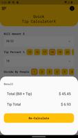 Quick Tip CalculatorX স্ক্রিনশট 1