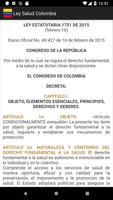 Ley 1751 de 2015 - Derecho de  Affiche