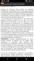 Ley 1755 de 2015 - Derecho de Petición Colombia capture d'écran 1