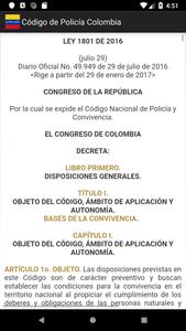 Ley 1801 de 2016 - Código de P 海报